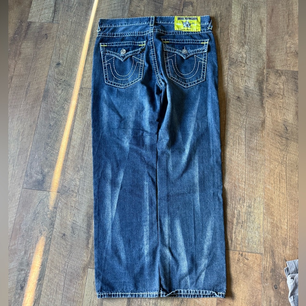 Grail True Religions, with yellow stitching